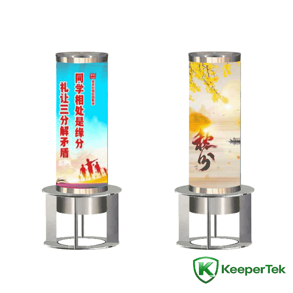 Nakapirming column na KT-DX09 ang uri ng light box ng advertising