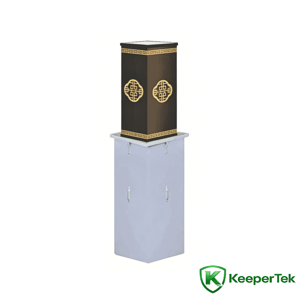 High-end na intelligent lifting column KT-DX13 sa magandang lugar ng villa