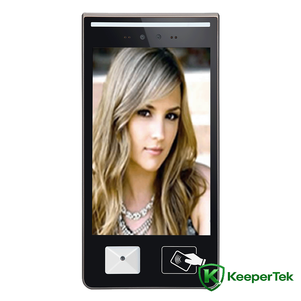 10.1-inch face recognition QR code card swiping at advertising all-in-one machine KT-FR016
